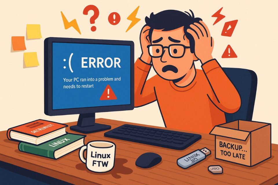 Tecnico informatico in crisi